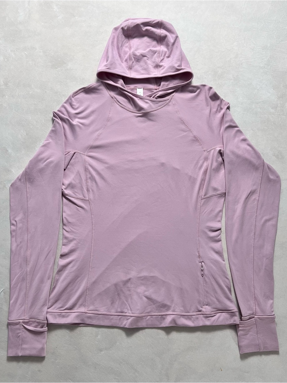 Lululemon It's Rulu Run Hoodie Size 8 Purple Pink Lavender Velvet Dust Long Sle